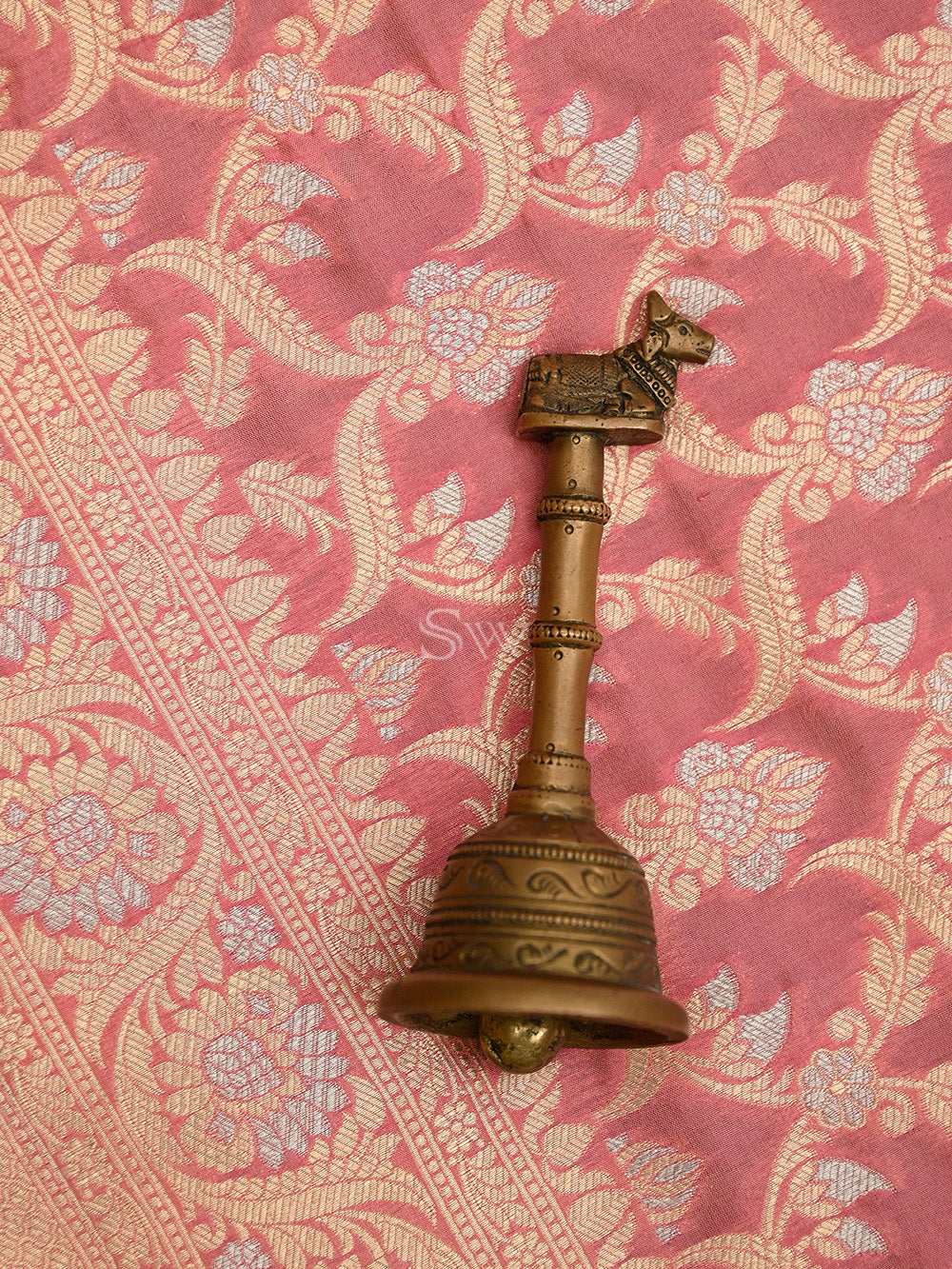 Pastel Pink Uppada Jaal Katan Silk Handloom Banarasi Saree - Sacred Weaves