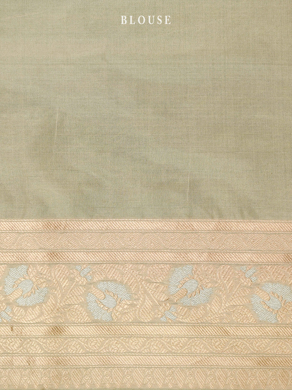 Beige Jaal Uppada Katan Silk Handloom Banarasi Saree - Sacred Weaves