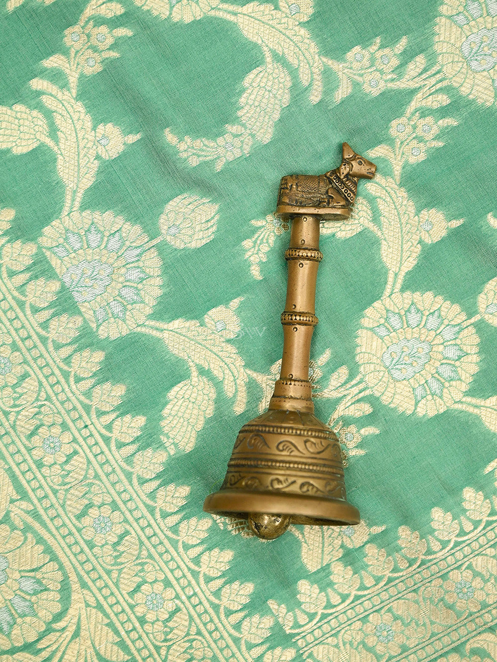 Pastel Blue Uppada Jaal Katan Silk Handloom Banarasi Saree