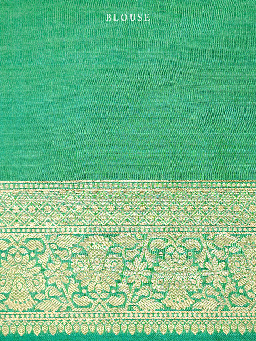 Green Blue Boota Uppada Katan Silk Handloom Banarasi Saree