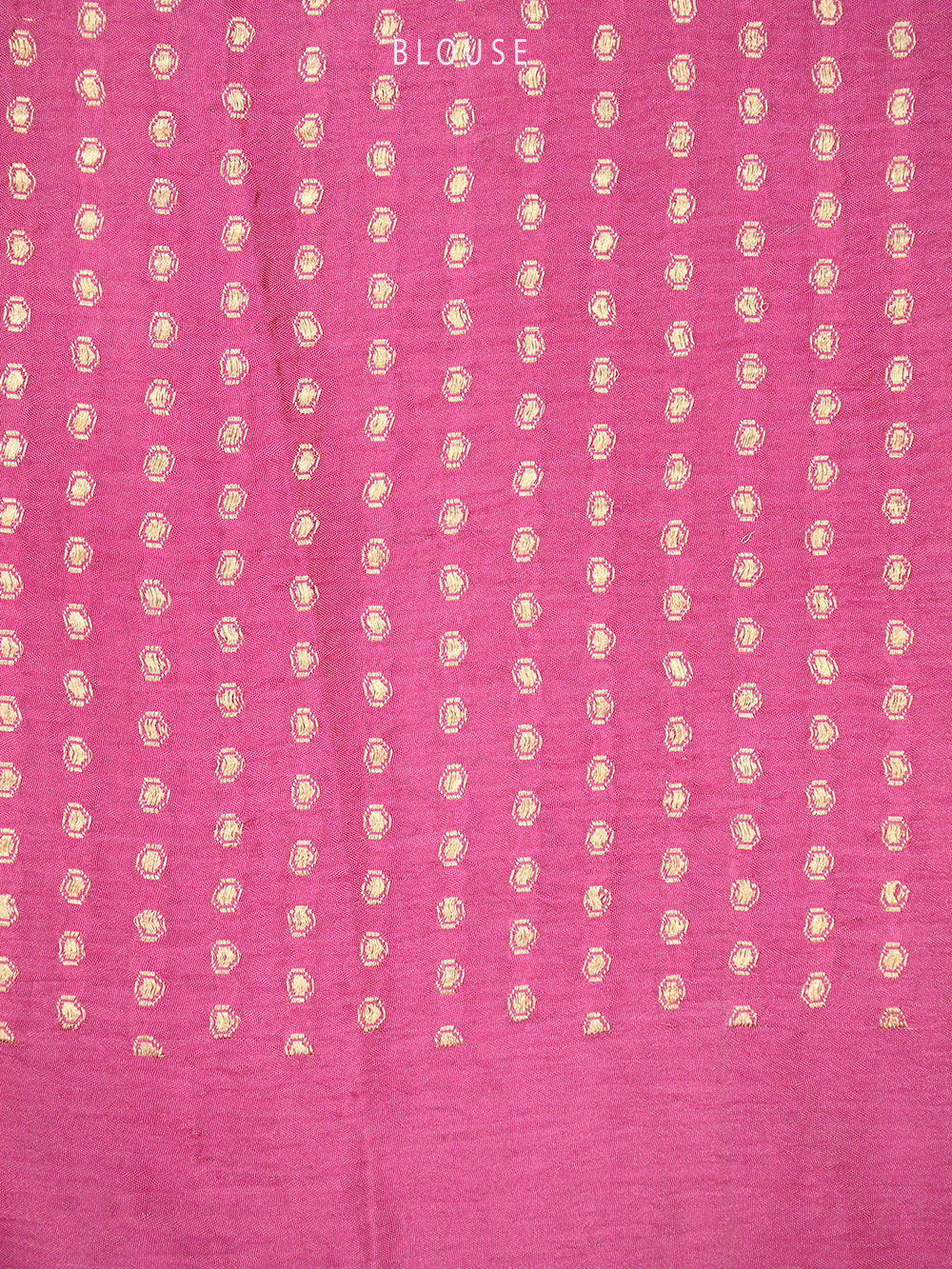 Bright Pink Crush Tissue Silk Handloom Banarasi Saree - Sacred Weaves