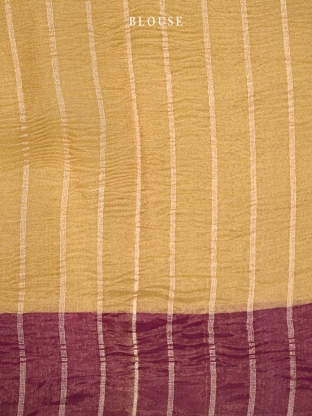 Mustard Pure Crush Tissue Silk Handloom Banarasi Saree - Sacred Weaves