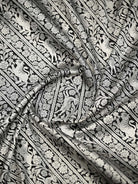 Black Shikargah Brocade Katan Silk Handloom Banarasi Saree - Sacred Weaves