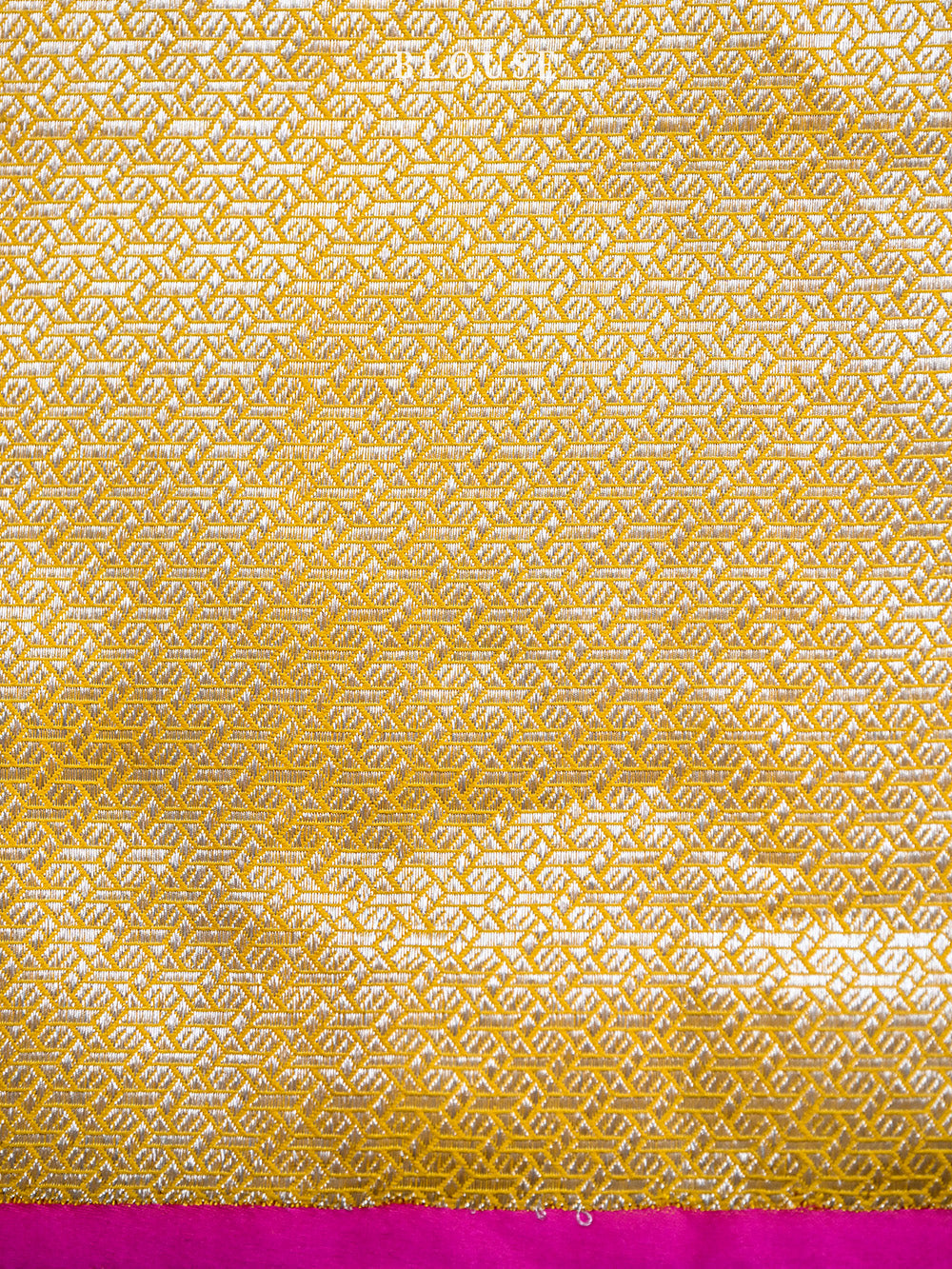 Yellow Satin Tanchoi Handloom Banarasi Saree - Sacred Weaves