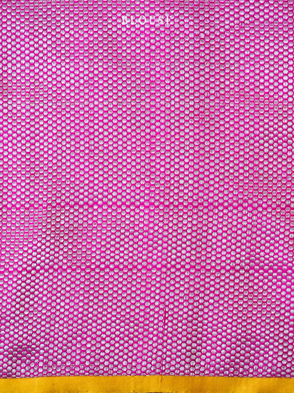 Magenta Plain Satin Silk Handloom Banarasi Saree - Sacred Weaves