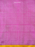 Magenta Plain Satin Silk Handloom Banarasi Saree - Sacred Weaves