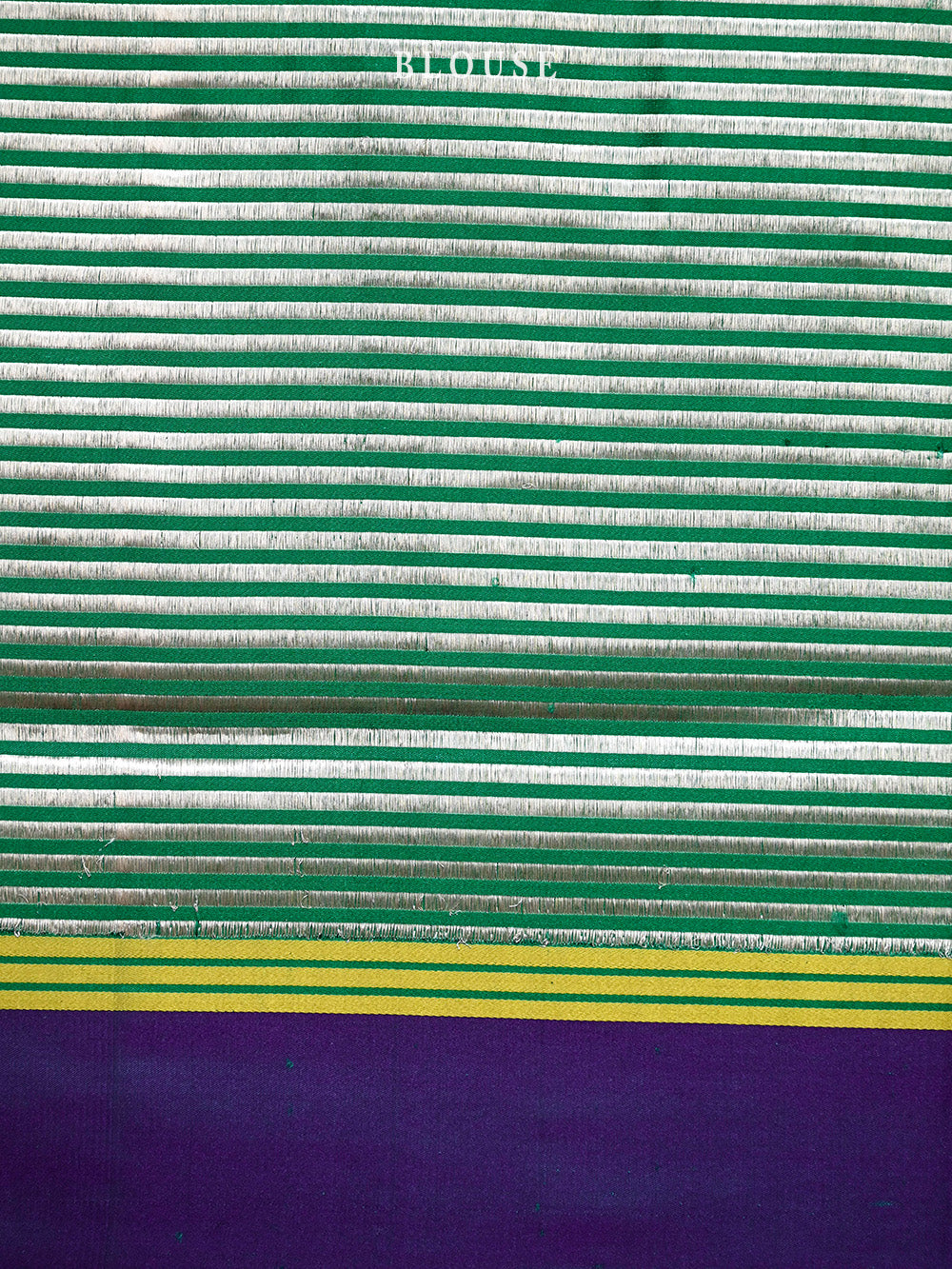 Bottle Green Plain Satin Silk Handloom Banarasi Saree - Sacred Weaves