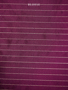 Wine Plain Katan Silk Handloom Banarasi Saree - Sacred Weaves