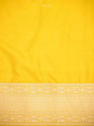 Mustard Meenakari Brocade Handloom Banarasi Saree - Sacred Weaves