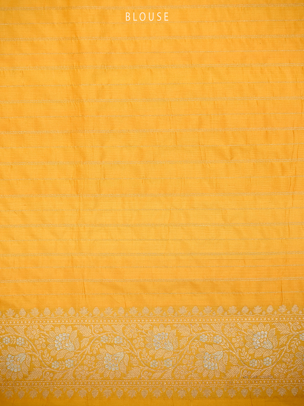 Yellow Uppada Katan Silk Handloom Banarasi Saree - Sacred Weaves