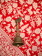 Red Shikargah Brocade Katan Silk Handloom Banarasi Saree - Sacred Weaves