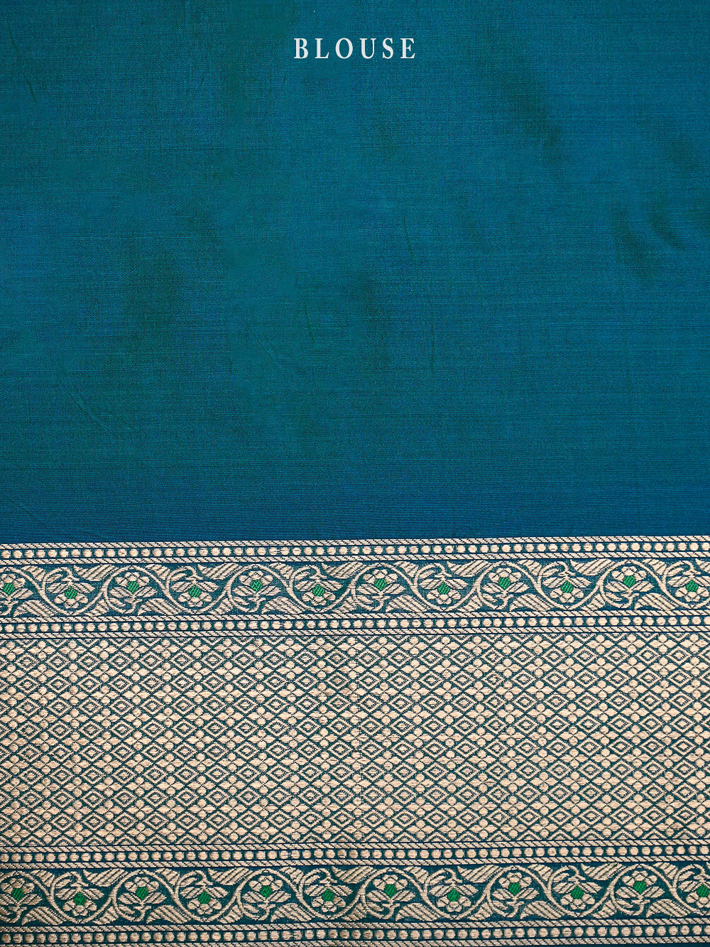 Peacock Blue Meenakari Uppada Katan Silk Handloom Banarasi Saree