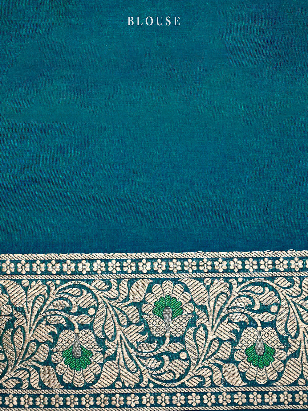 Peacock Blue Meenakari Uppada Katan Silk Handloom Banarasi Saree