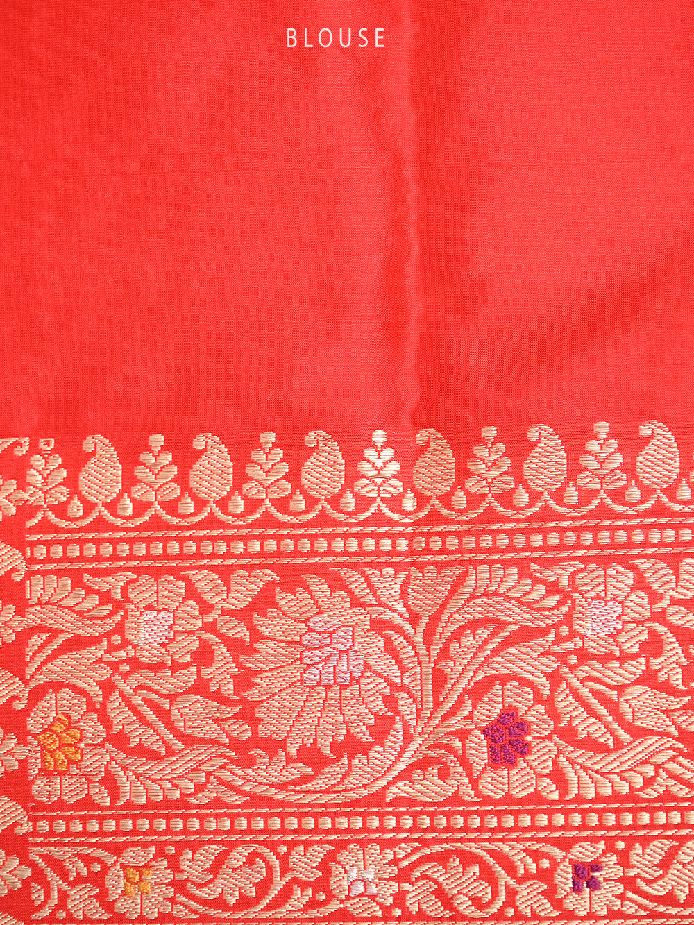 Red Meenakari Katan Silk Handloom Banarasi Saree