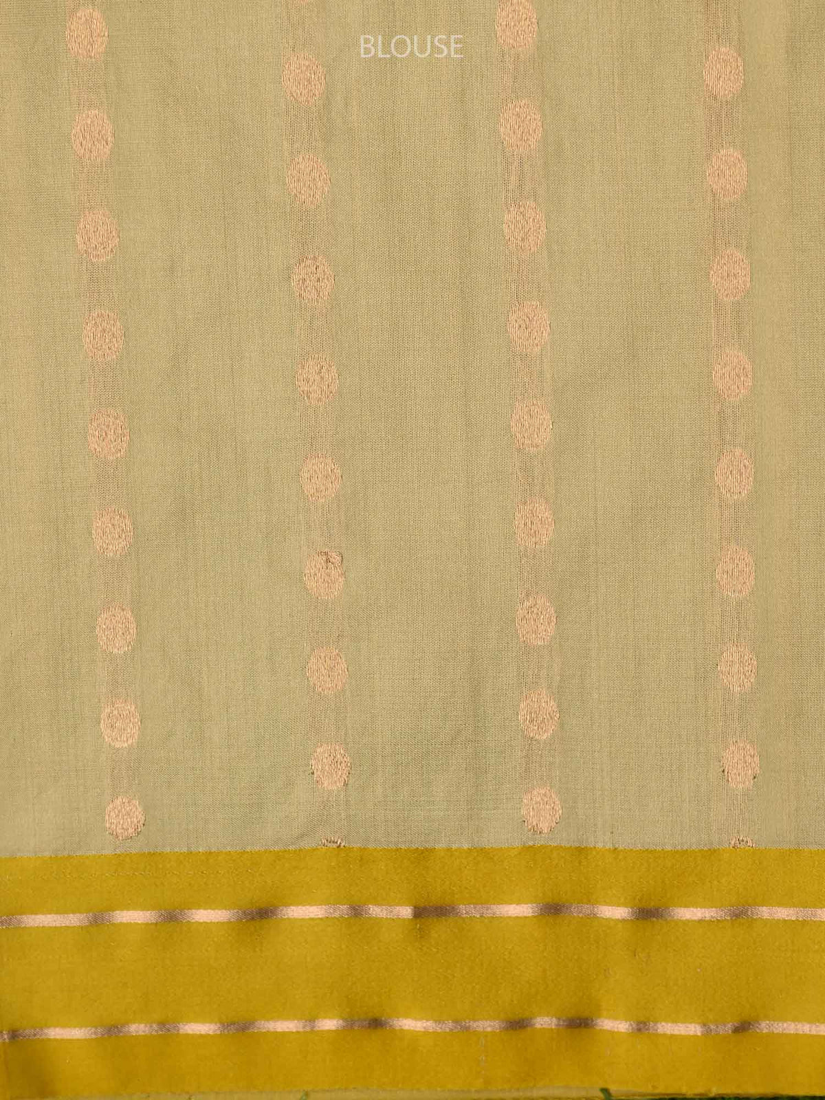 Pista Green Stripe Katan Silk Handloom Banarasi Saree - Sacred Weaves