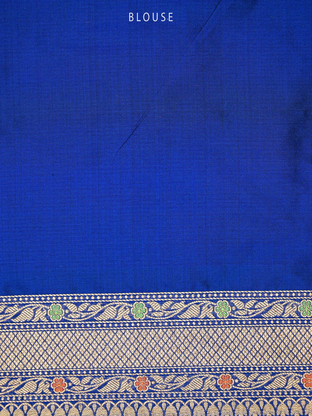 Midnight Blue Meenakari Brocade Handloom Banarasi Saree