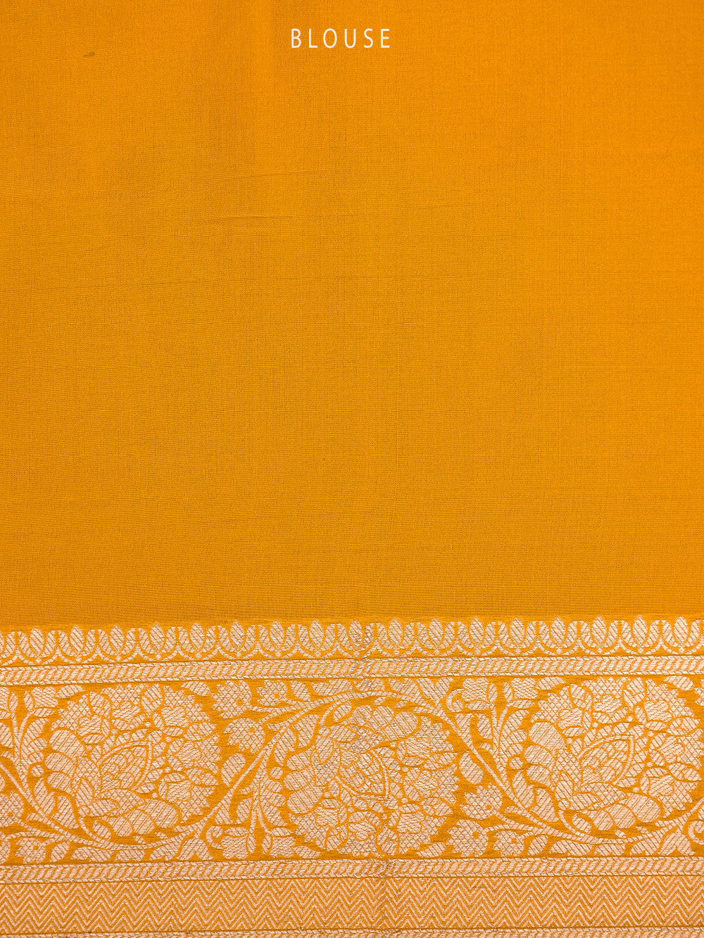 Mustard Katan Silk Brocade Handloom Banarasi Saree - Sacred Weaves