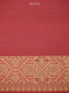 Pink Meenakari Jaal Cotton Silk Handloom Banarasi Saree - Sacred Weaves