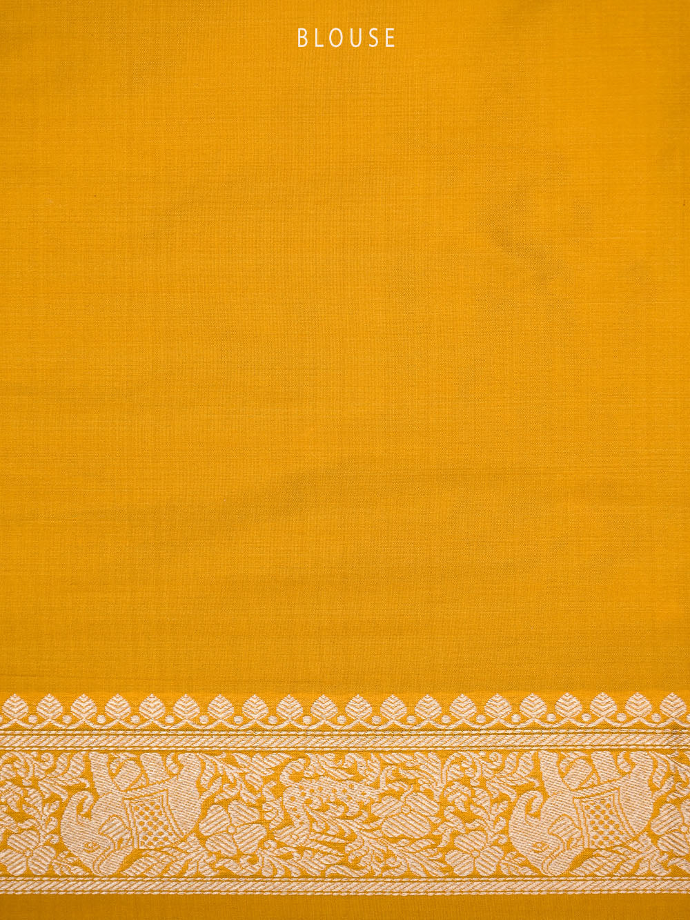 Yellow Shikargah Brocade Katan Silk Handloom Banarasi Saree - Gift Box - Sacred Weaves