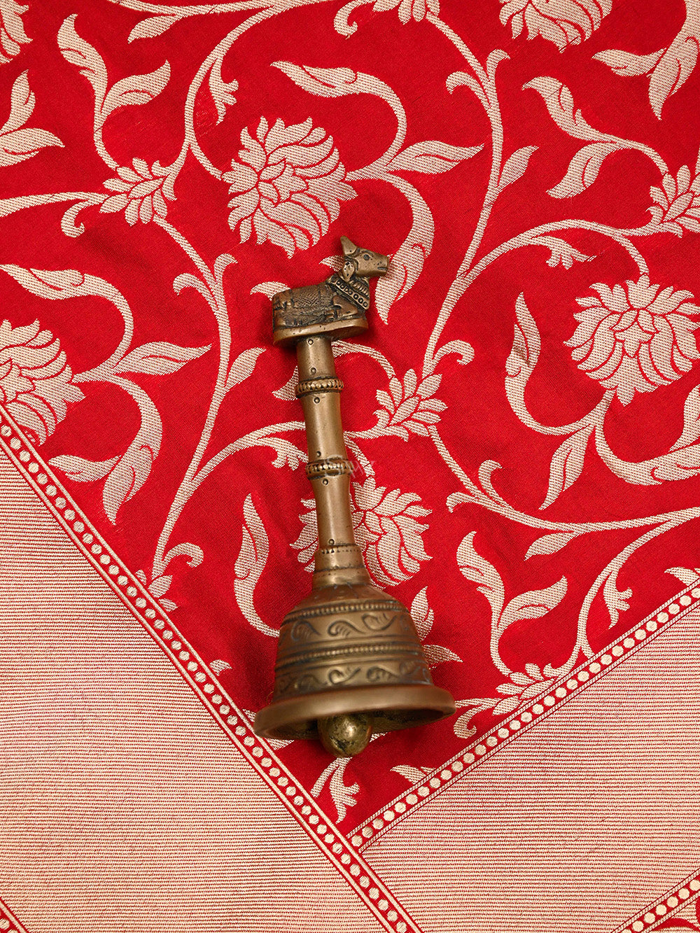 Red Uppada Katan Silk Handloom Banarasi Saree