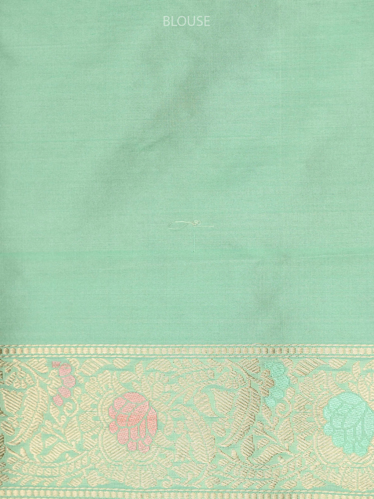 Pista Green Meenakari Katan Silk Handloom Banarasi Saree - Sacred Weaves