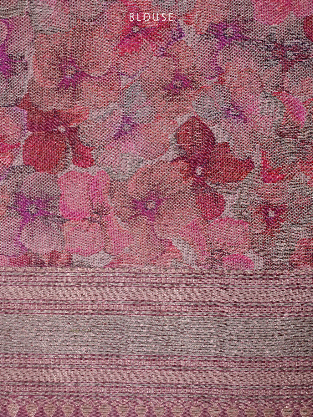 Pastel Pink Tissue Katan Silk Handloom Banarasi Saree - Sacred Weaves