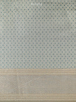 Pastel Brown Tissue Katan Silk Handloom Banarasi Saree - Sacred Weaves