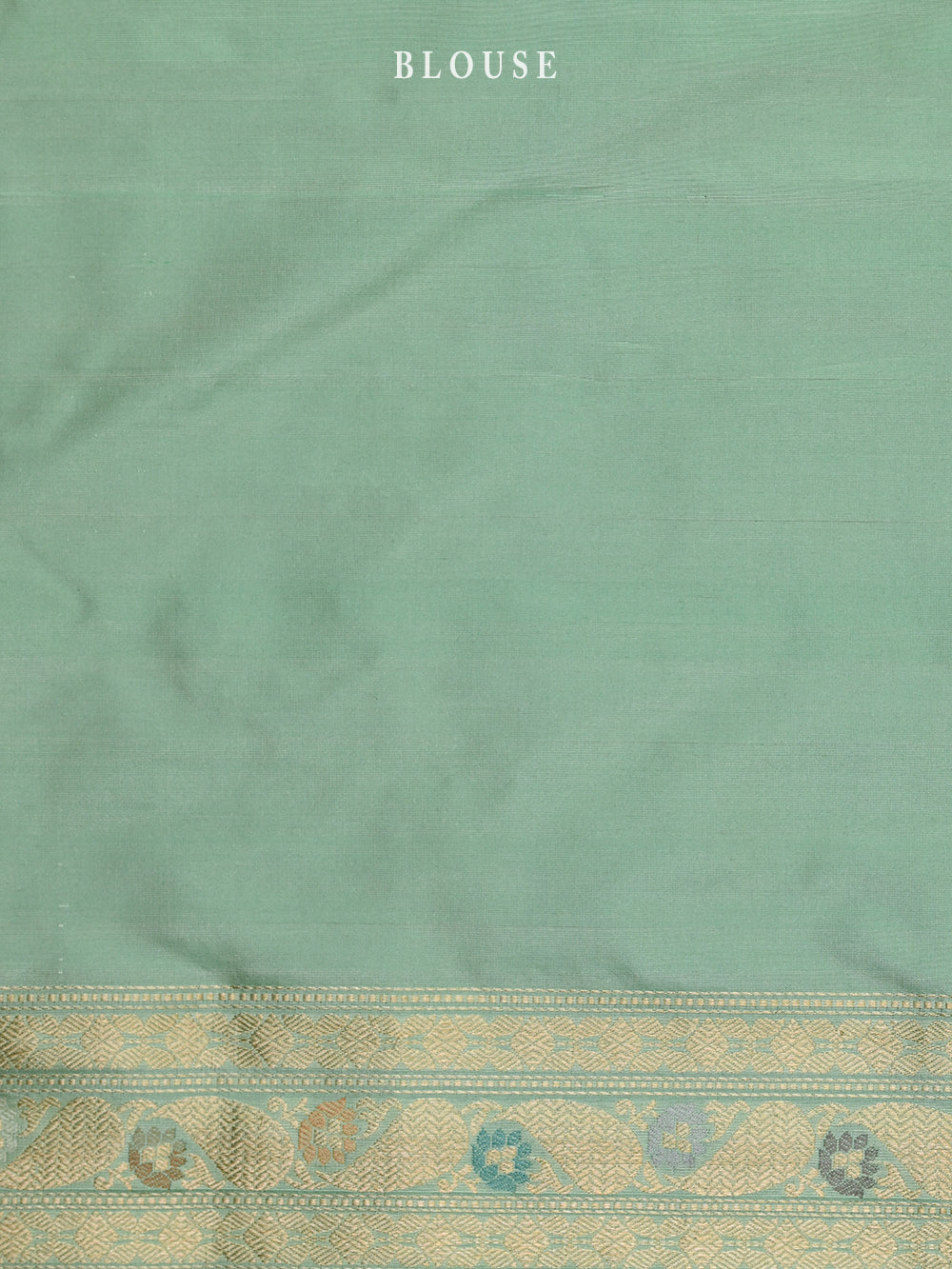 Pastel Pista Green Meenakari Katan Silk Handloom Banarasi Saree - Sacred Weaves