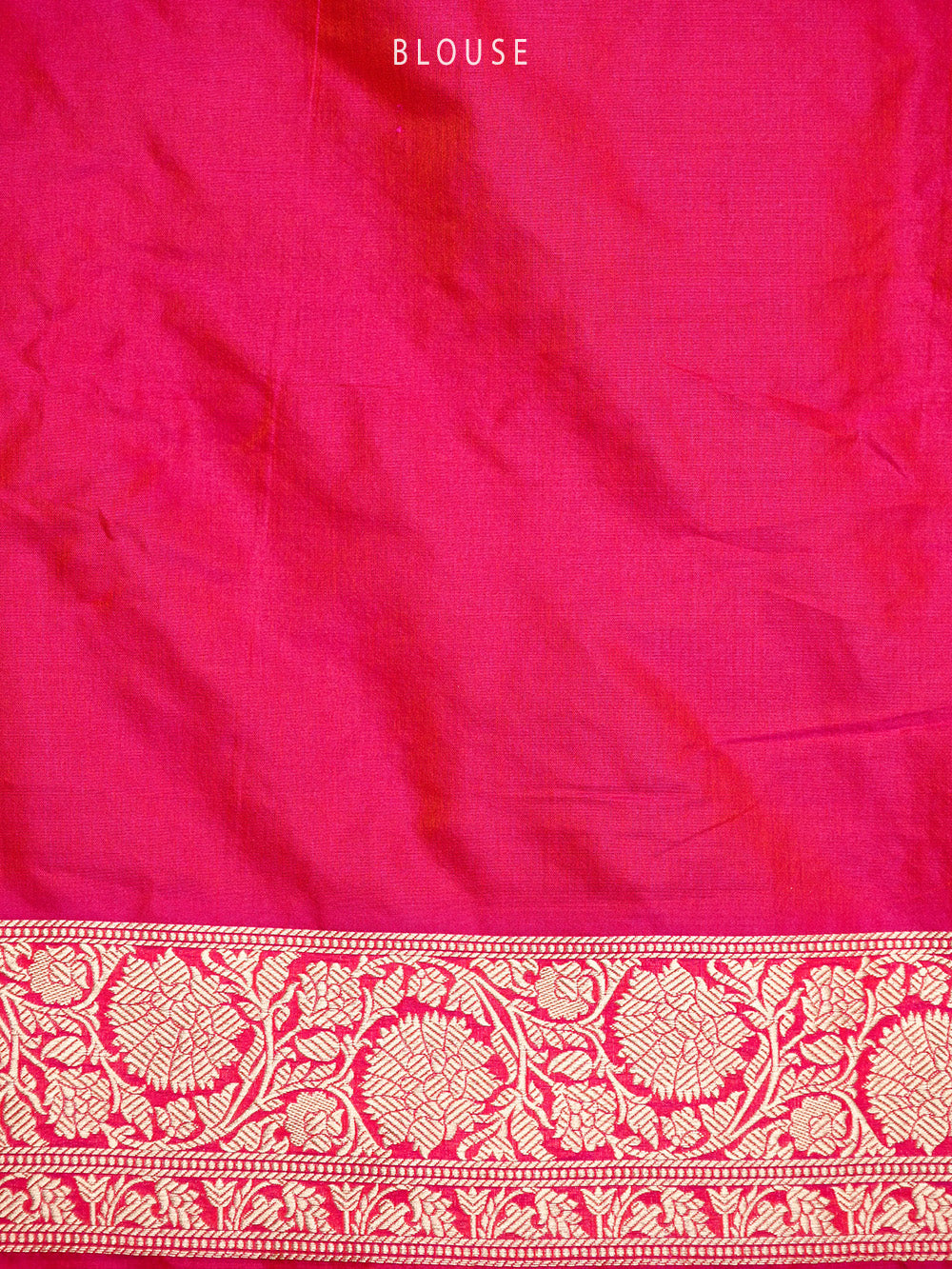 Pink Orange Uppada Katan Silk Handloom Banarasi Saree - Sacred Weaves