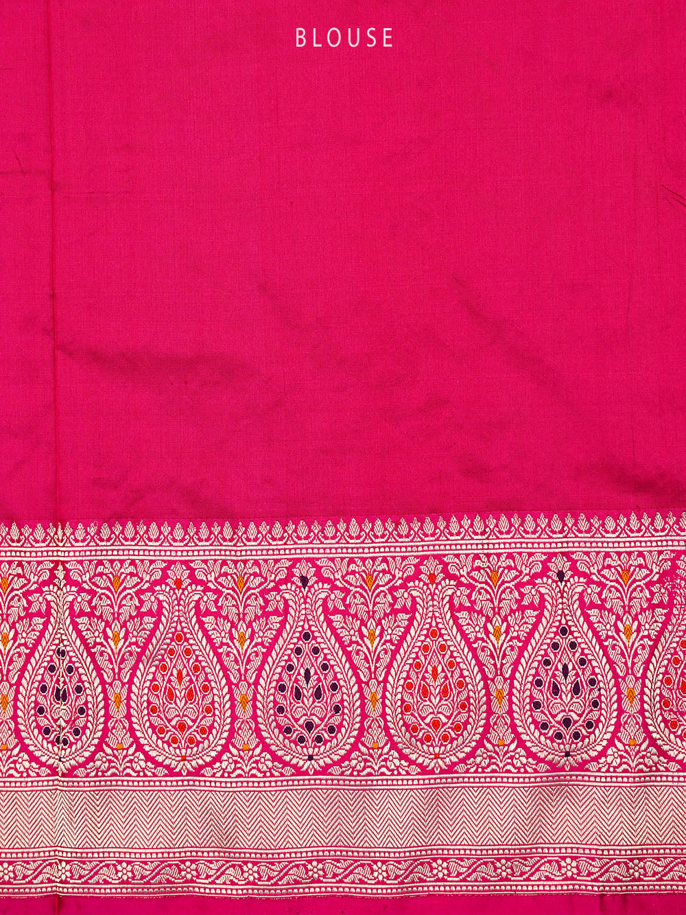Purple Meenakari Katan Silk Handloom Banarasi Saree - Sacred Weaves