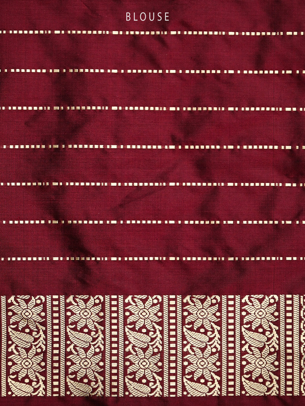 Wine Plain Katan Silk Handloom Banarasi Saree