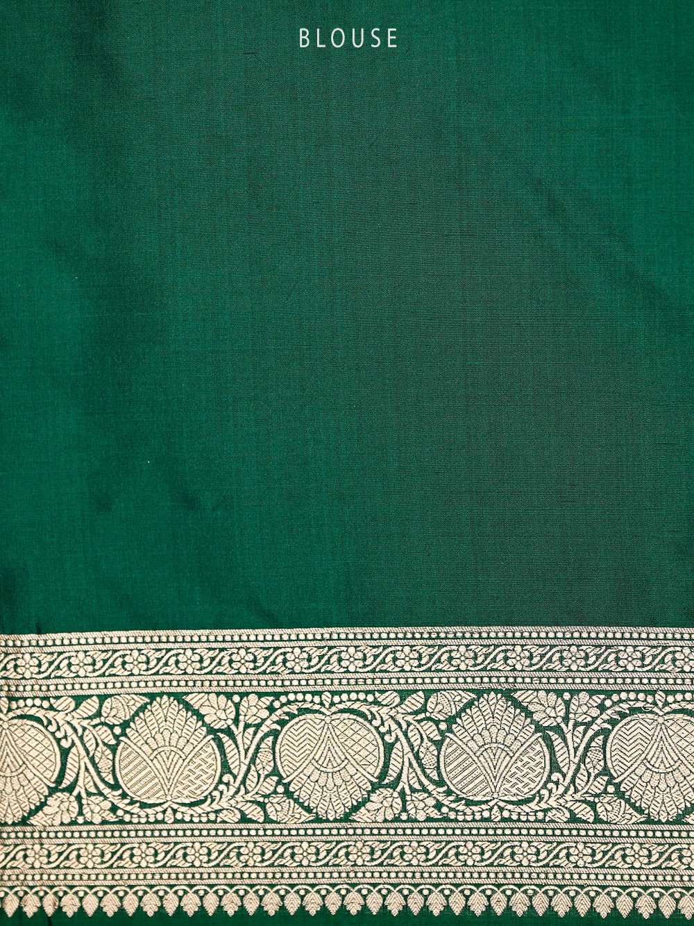 Bottle Green Booti Katan Silk Uppada Handloom Banarasi Saree - Sacred Weaves