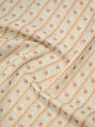 Cream Meenakari Jaal Cotton Silk Handloom Banarasi Saree - Sacred Weaves
