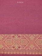 Pink Meenakari Jaal Cotton Silk Handloom Banarasi Saree - Sacred Weaves