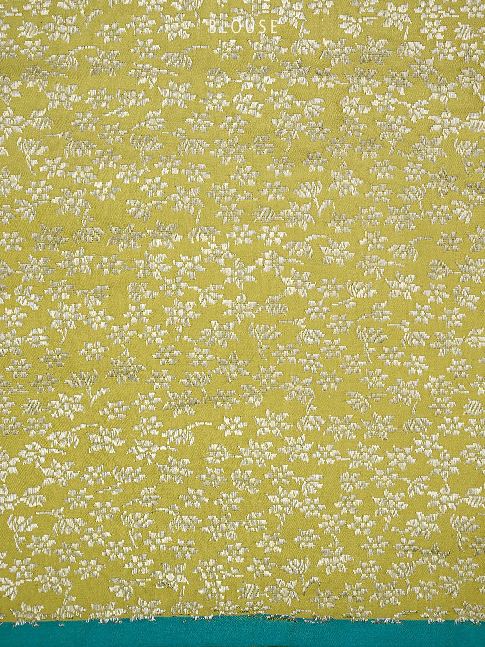 Lime Yellow Plain Satin Silk Handloom Banarasi Saree - Sacred Weaves