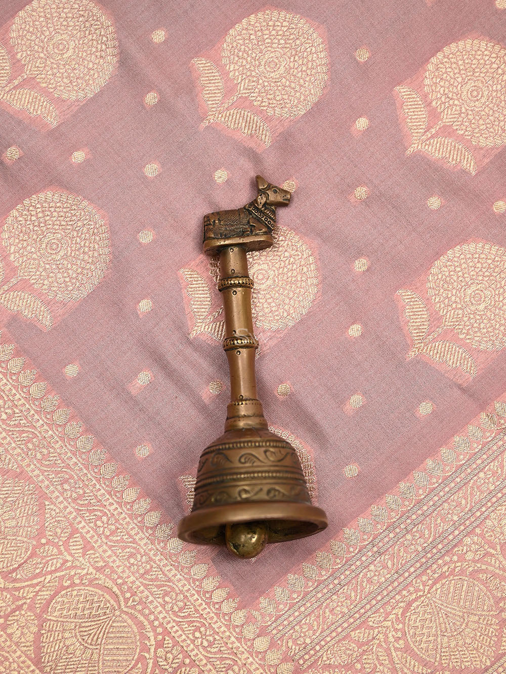 Pastel Pink Booti Katan Silk Uppada Handloom Banarasi Saree - Sacred Weaves