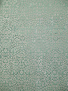 Muted Green Plain Satin Silk Handloom Banarasi Saree - Sacred Weaves