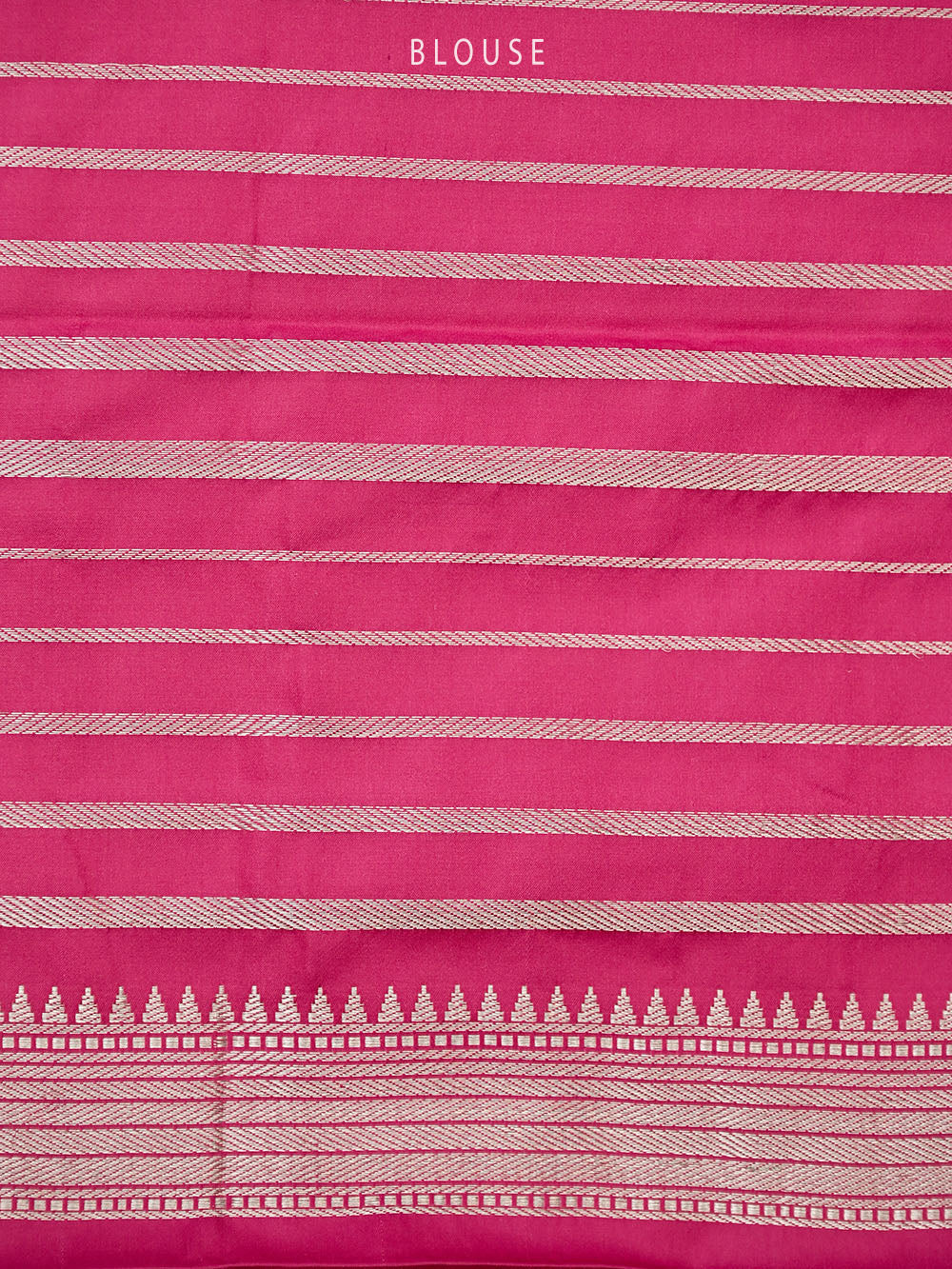 Dark Pink Satin Silk Handloom Banarasi Saree - Sacred Weaves