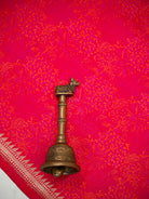 Red Floral Tanchoi Silk Handloom Banarasi Saree - Sacred Weaves