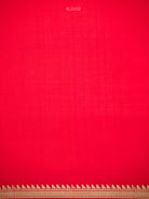 Red Floral Tanchoi Silk Handloom Banarasi Saree - Sacred Weaves