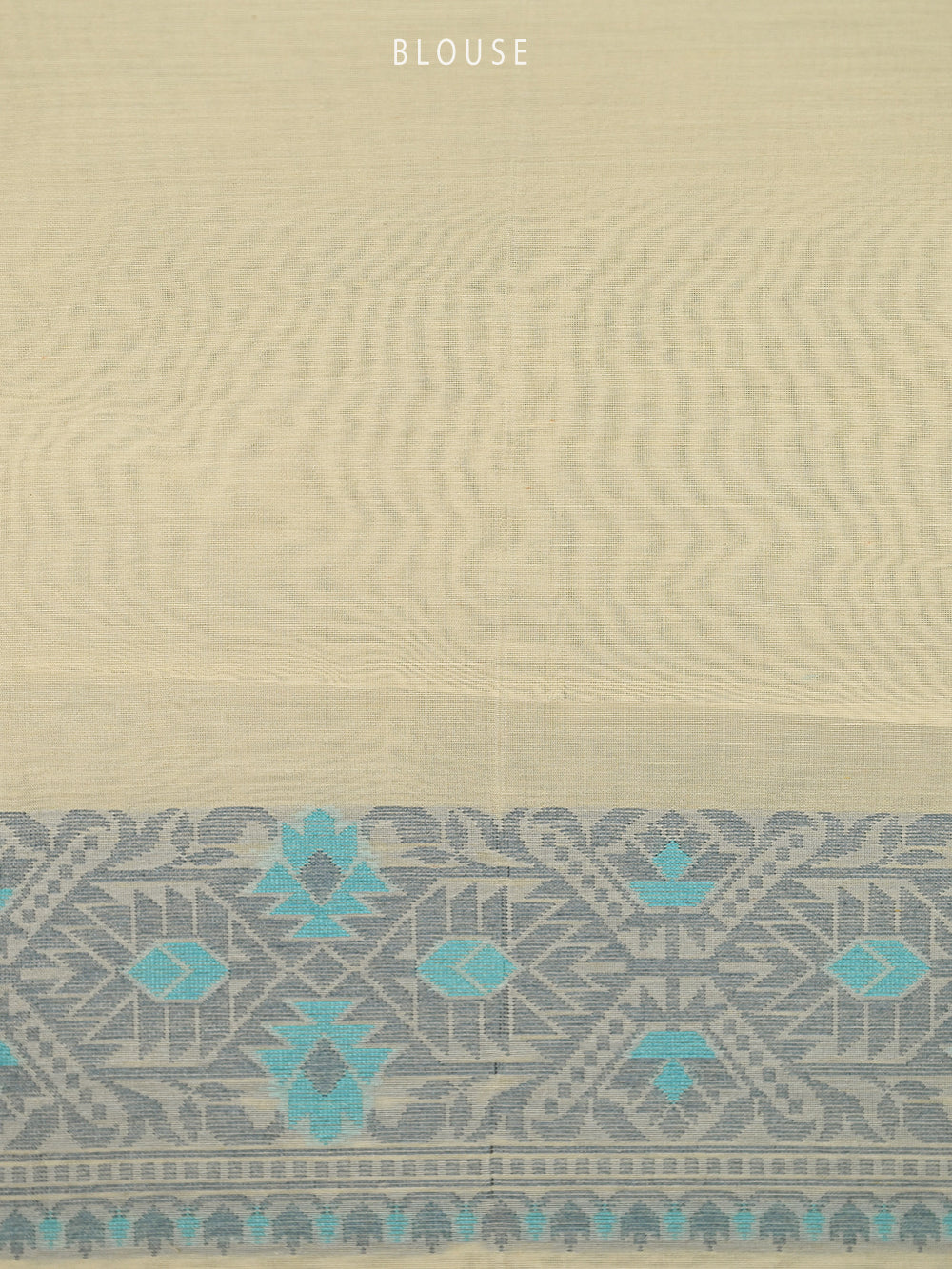 Beige Meenakari Jaal Cotton Silk Handloom Banarasi Saree - Sacred Weaves
