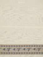 Cream Meenakari Leheriya Booti Cotton Silk Handloom Banarasi Saree - Sacred Weaves