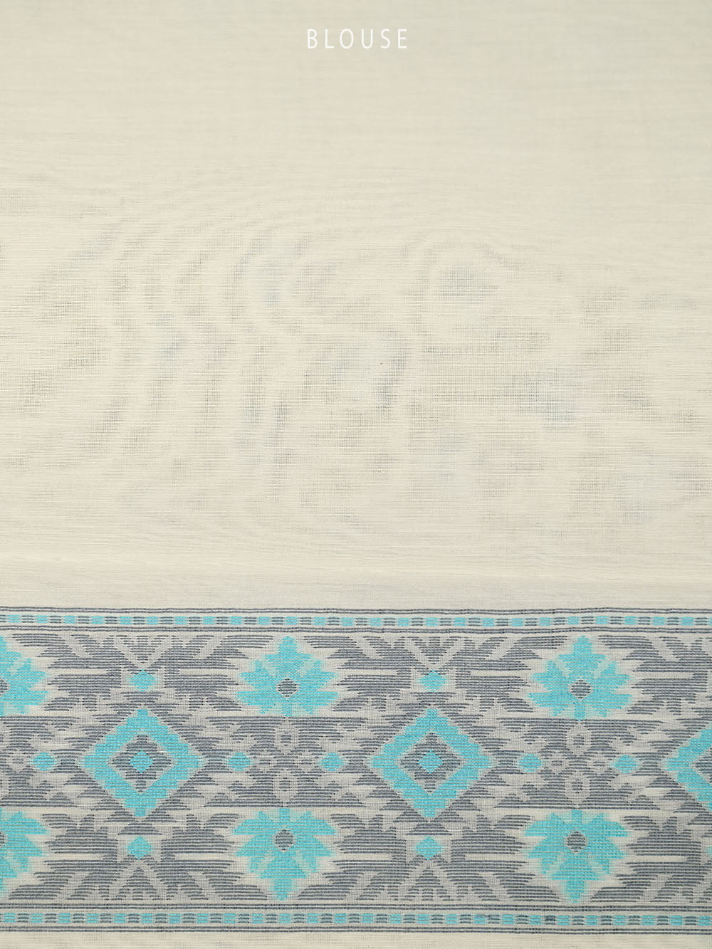 White Meenakari Booti Cotton Silk Handloom Banarasi Saree - Sacred Weaves