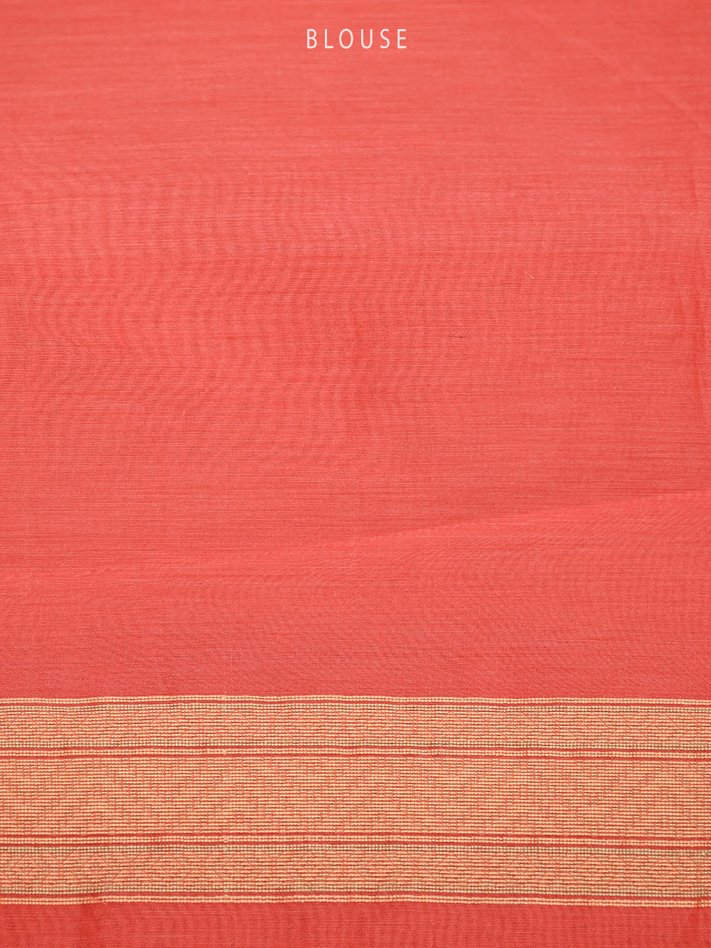 Coral Pink Meenakari Jaal Cotton Silk Handloom Banarasi Saree - Sacred Weaves