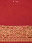 Pink Orange Meenakari Jaal Cotton Silk Handloom Banarasi Saree - Sacred Weaves