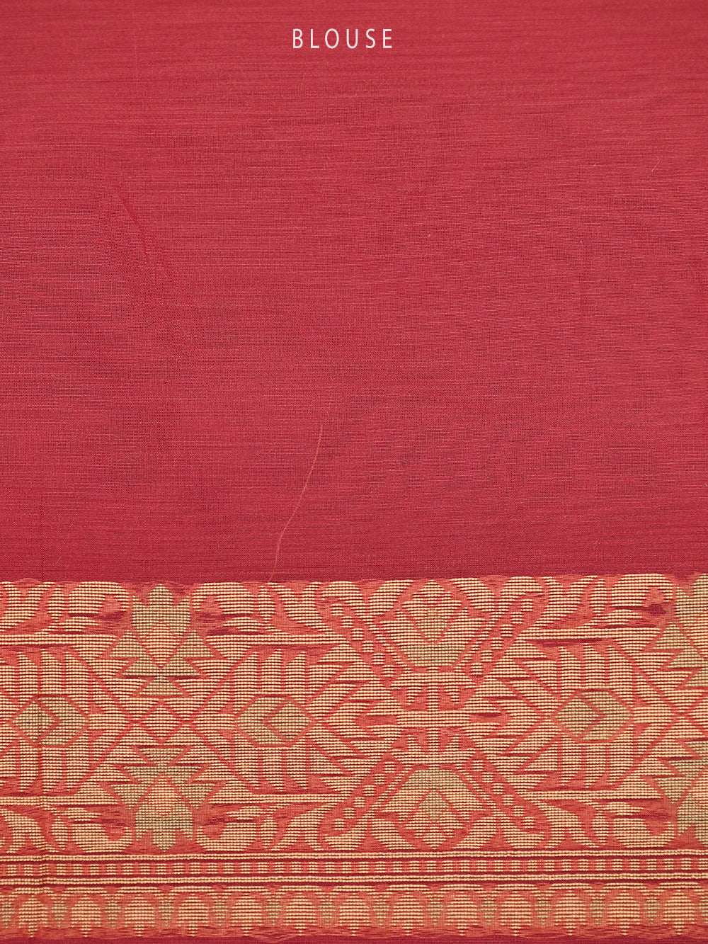 Dark Coral Pink Meenakari Jaal Cotton Silk Handloom Banarasi Saree - Sacred Weaves
