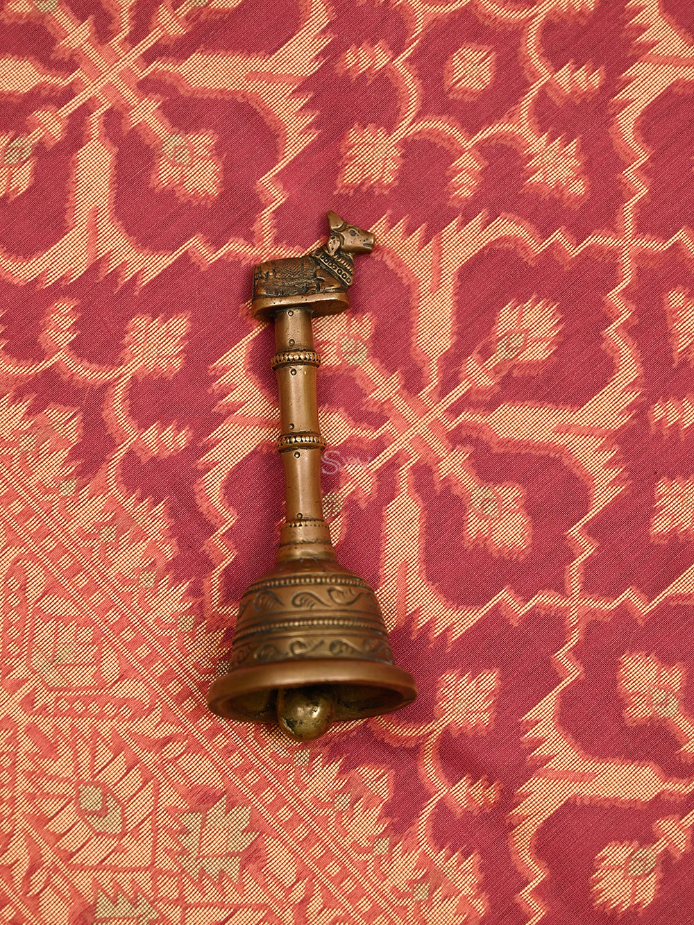 Dark Coral Pink Meenakari Jaal Cotton Silk Handloom Banarasi Saree - Sacred Weaves