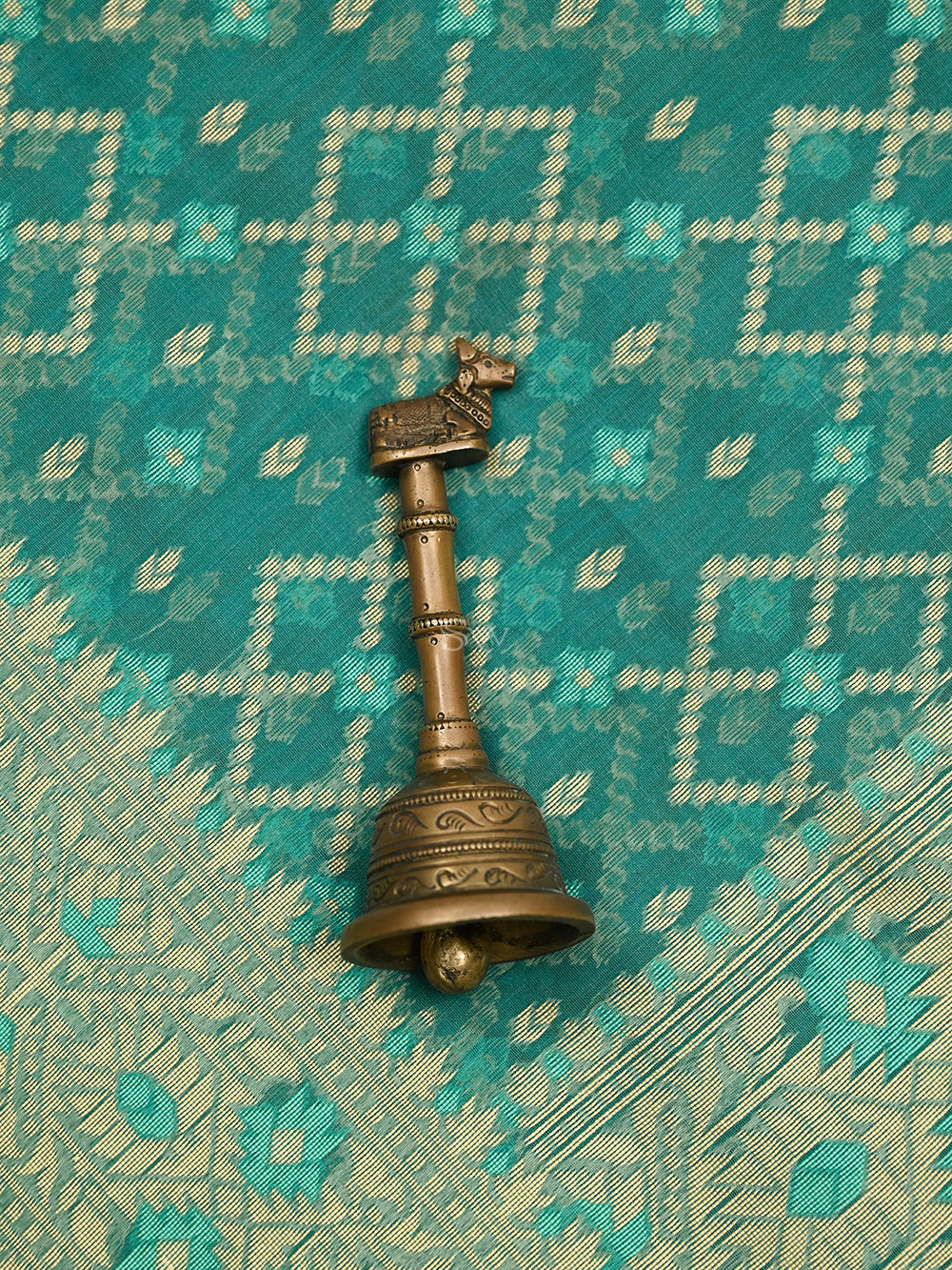 Aqua Green Meenakari Jaal Cotton Silk Handloom Banarasi Saree - Sacred Weaves