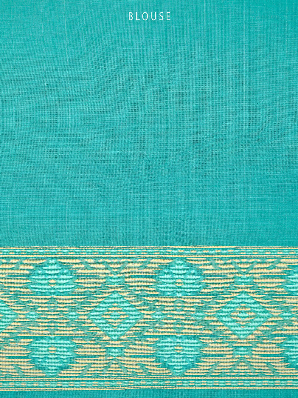 Aqua Green Meenakari Jaal Cotton Silk Handloom Banarasi Saree - Sacred Weaves