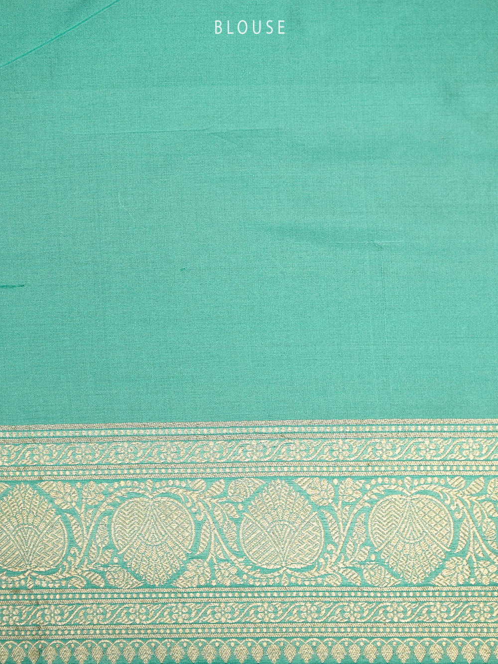 Aqua Blue Booti Katan Silk Uppada Handloom Banarasi Saree - Sacred Weaves